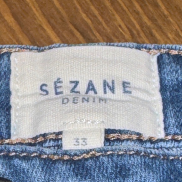Sezane Classic Blue Straight Jeans 33 - Picture 3 of 8